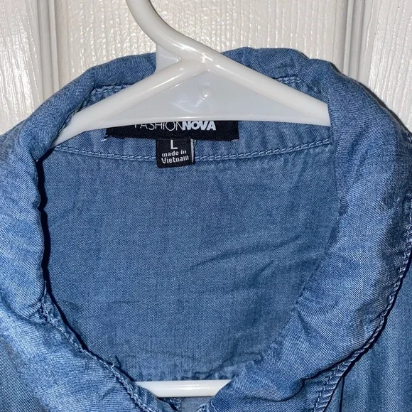 Denim button up - Picture 2 of 2